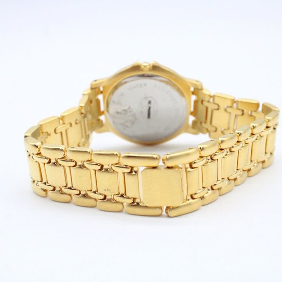 J.B Champion Watch Mens Gold Tone Stainless Steel Classic White Dial Swiss Movt - Picture 7 of 8